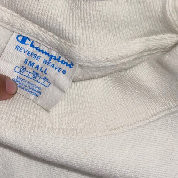 Vintage 90s Champion Reverse Weave Crewneck Sweatshirt Size Small Loungewear Y2K - Picture 4 of 4